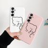 Couple Cartoon Patterned Soft Silicone Case For Samsung M35 A55 S24 Xiaomi Redmi Note Poco C65 iPhone Huawei Honor Realme Protective Shockproof Cover