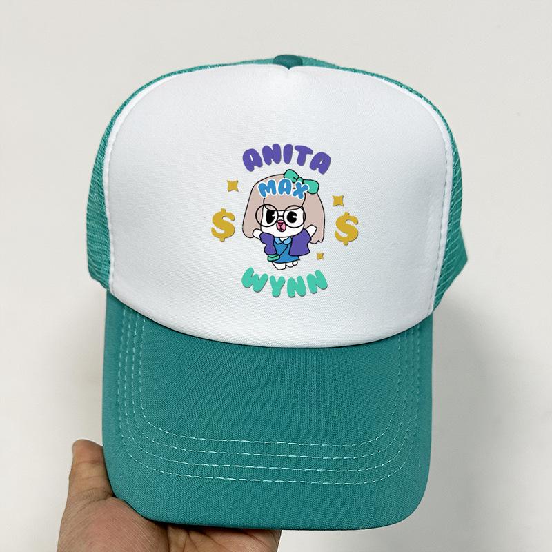 WYNN Mesh Cap: Drake Anita Max Vnn Baseball Style with Cartoon Duck Design