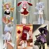 Набор зимней одежды для кукол 1/8 1/12 OB11 BJD - Милый теплый наряд горничной из плюша, аксессуары для переодевания кукол (Только Одежда)