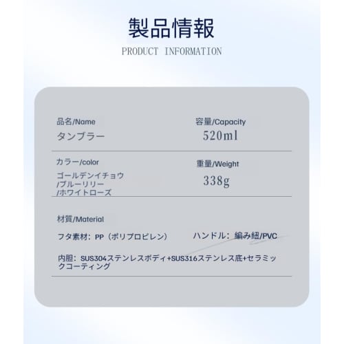 Ceramic Tumbler with Lid and Stainless Steel Straw, Portable, Large Capacity, Spill-proof, Keeps Coffee Hot or Cold, Cute, Stylish 500ml Water Bottle/