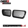 Gloss Black Single-Line Kidney Grille for BMW E36 3 Series (1996-1999) LCI