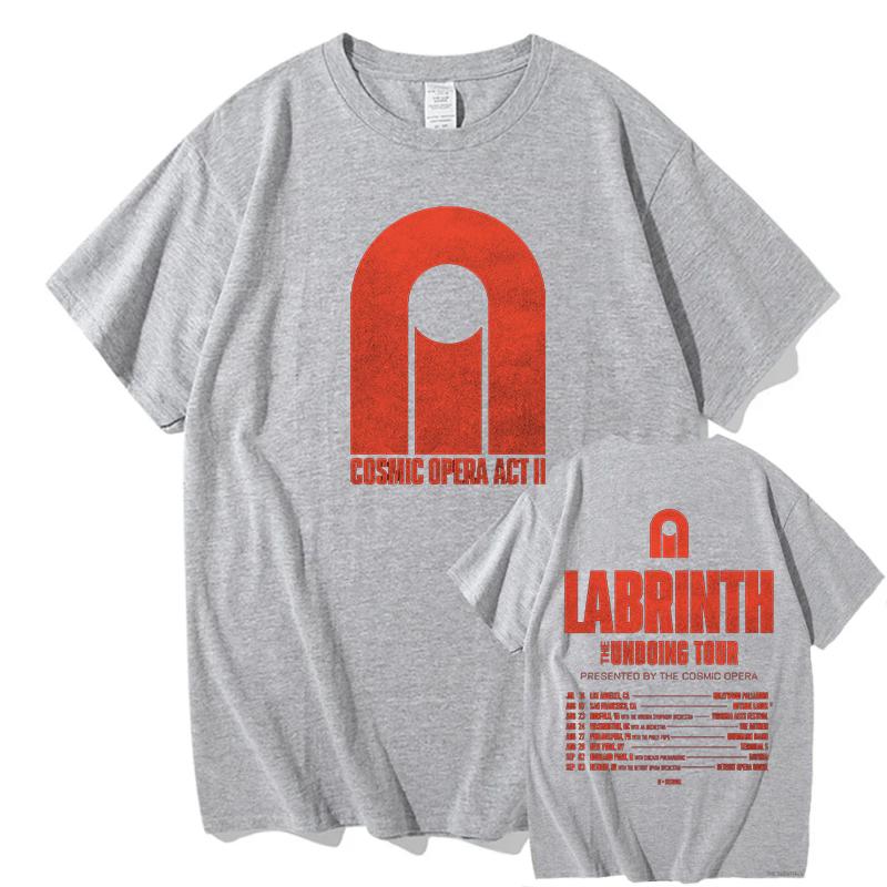 2026 Labrinth COSMIC OPERA ACT World Tour TShirt DoubleSided Cotton Tshirt for Unisexs Aesthetic Harajuku Pure Cotton Streetwear