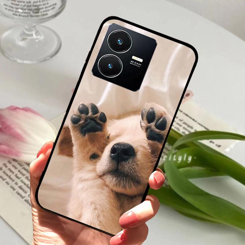 Для Vivo Y22S 2022 Чехол Ударопрочный Мягкий ТПУ Силиконовый Чехол для Телефона Для Vivo Y22 Y 22 V2207 Y22S V2206 Funda Capa Мультяшный Vivoy22