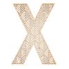 Wooden Letter X Giant Openwork Alphabet 24 Cm