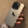 Дизайн с узором 'Скачущая лошадь' IMD Чехол для телефона Для iPhone 17 17Air 16 15 14 Plus 13 12 11 Жесткий чехол-бампер funda Bumber Coque