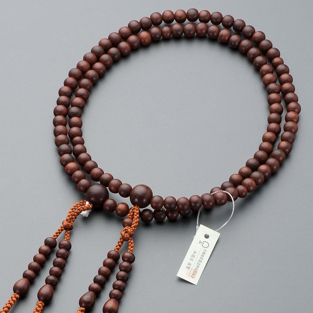 Buddhist altar shop Takita Shoten Mala Shingon authentic rosary beads Rosewood 2 pure silk Hanabon tenbo Kyoto prayer main rosary prayer formal prayer