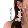 Retro Drop Earrings Elegant Ear Jewelry Wedding Accessories Long Tassel Earrings  Gift