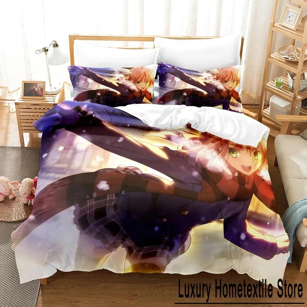 Fashionable 3D Fates Bedding Collections Duvet Cover Collection With Pillowcase Twin Full Queen King Bedclothes With Bed Linen Home Textile