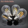 220V E27 LED Vintage Edison Filament Globe Light Bulb 2W 4W 6W 8W Glass Lamp