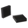 2 Pcs/Set 40*40*11mm Aluminum Cooling Heatsink Block Extruded Radiator Cooler