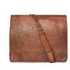 Men's Genuine Vintage Leather Messenger Shoulder Laptop Bag Handmade Satchel