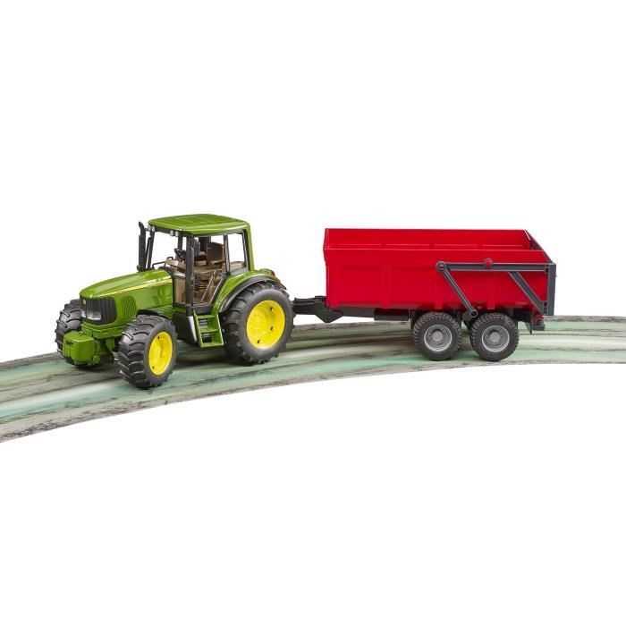 Tracteur Avec Remorque Basculante - BRUDER - JOHN DEERE 6920 - Tout-terrain - Jouet Pour Enfant