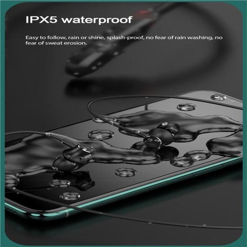 Stereo In-Ear Hanging Neck Wireless Bluetooth Headset Sports Earbuds 1000 Mah Battery Comfortable To Use