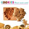 Cookie Cutters Biscuit Molds Baking Tool Kitchenware Wood Material 6 Styles Choose Perfect Baking Gift for Baking Lover