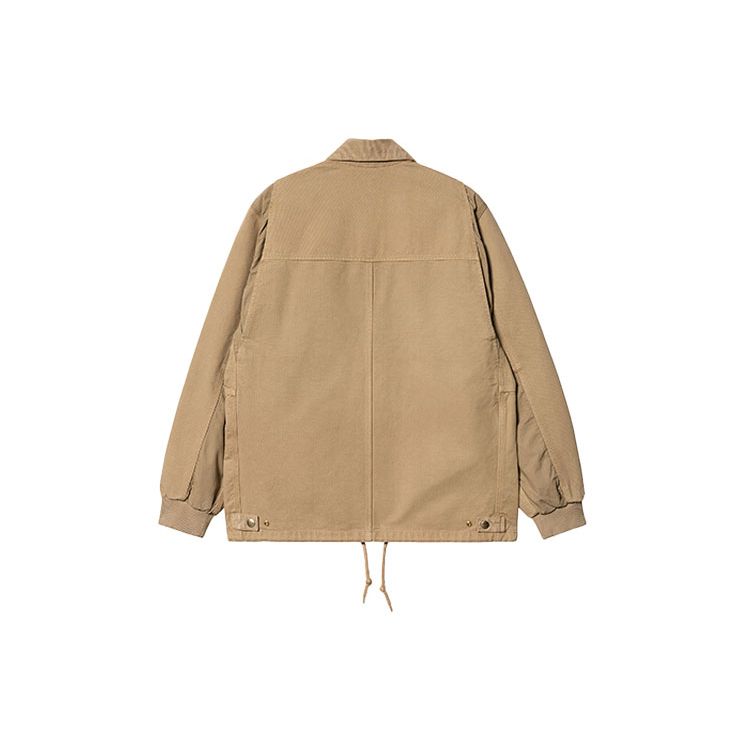Carhartt WIP Куртка Dearborn Canvas 12oz, смешанный цвет, пыльно-коричневый H (Окрашенная одежда) Мужская уличная одежда I030439-07E-GD