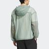 Adidas Neo City Escape Windbreaker With Patchwork Pockets And Long Sleeves Men Jackets Silver Gray Green IA6861
