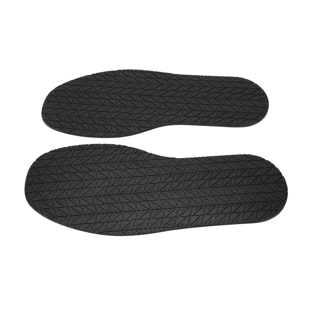 1 пара полных стелек 12,7 дюйма   4,9 дюйма в ширину Противоскользящие Поглощающие шум Резиновая подошва для обуви для ремонта Замены