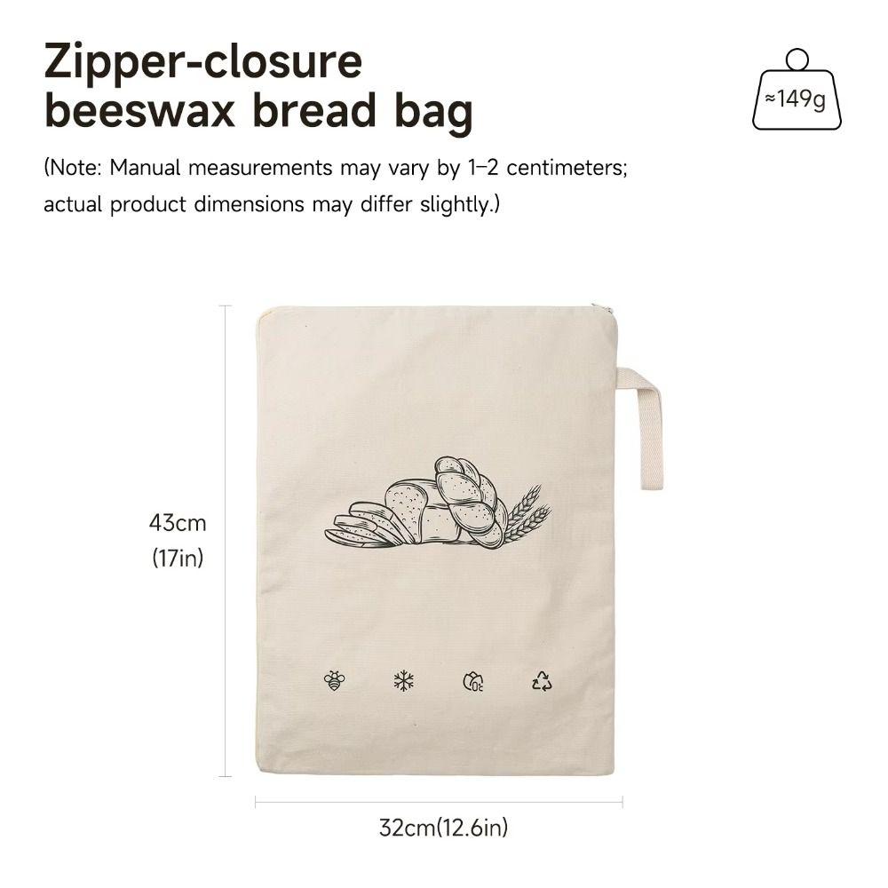Reusable Fresh-Keeping Bread Bags Double-layered Bread Storage Bags New Sourdough Bag  Kitchen Use