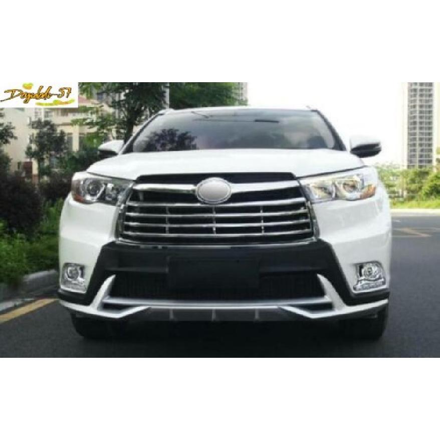 Подходит для Toyota Highlander 2014-2016 Хромированная накладка на крышку передней противотуманной фары