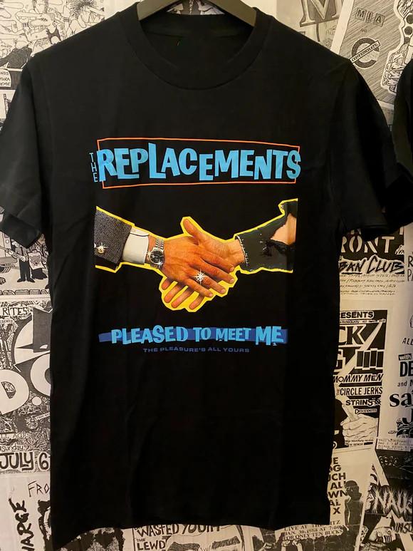 The Replacements Pleased To Meet Me Band Tshirt Black Unisex All Size S To 5Xl Unisex unisex T-Shirt