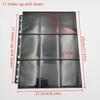 Album Collection Card Organizer Card Album Inner Page Loose-leaf Inners Black Storage Page