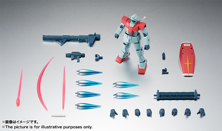 TAMASHII NATIONS ROBOT SPIRITS Mobile Suit Gundam RGM-79 GM ver. A.N.I.M.E. (Rerelease) Approximately 125mm PVC & ABS Painted Movable Figure