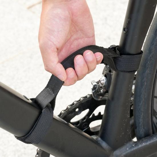 Ремень для ручки велосипеда, прочная нейлоновая лента, универсальный складной ремень для переноски рамы горного шоссейного велосипеда, ремень-подъемник для багажника, аксессуары для велосипеда