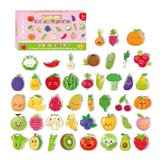 Yousheng Детский образовательный магнит на холодильник Алфавит Число Фрукт Животное Дошкольное обучение Дом Кухня Белая доска Шкафчик Холодильник Магнитный