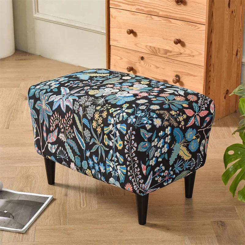 Чехол для кресла с подголовником в пасторальном стиле, эластичный спандекс, чехол для спинки кресла, чехлы для дивана и подушки сиденья, защитный чехол для мебели