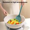 Набор нейлоновых кухонных принадлежностей, термостойкий, сервер для пасты, ложка и глубокий половник для супа, не содержит BPA, пищевые кухонные принадлежности с отверстиями для подвешивания