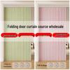 Высококачественная складная дверная штора из искусственного льна: Водонепроницаемый, Защита от плесени, Обеспечивает конфиденциальность, Легко установить и чистить, для гостиной или прихожей.