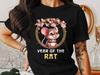 Cute Rat Chinese New Year T-Shirt, Lunar New Year Tee, Adorable Chinese Zodiac Rat Shirt, Year of the Rat Graphic Tee