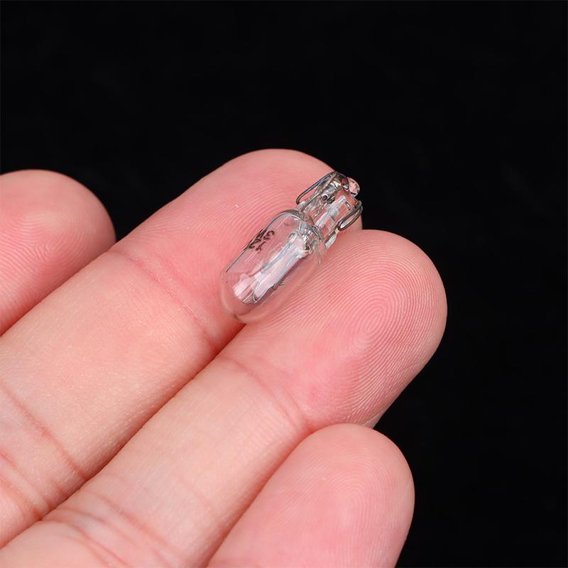 10 шт. Лампочка 12 В 3 Вт T6.5 для приборной панели автомобиля, индикаторные лампы