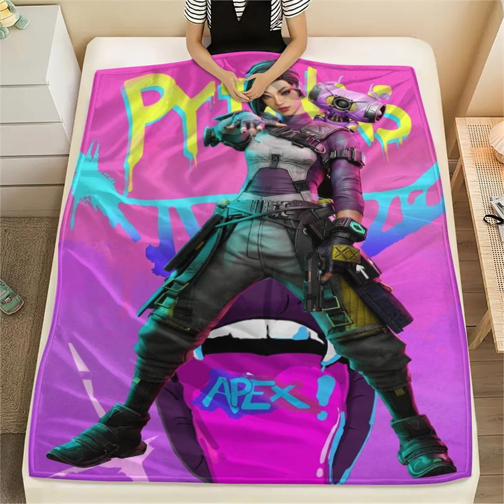Apex Legends Print Flannel Blanket, High quality Comfortable for All Seasons, Home Decor, Warmth and Comfort, Perfect for Christmas Gifts