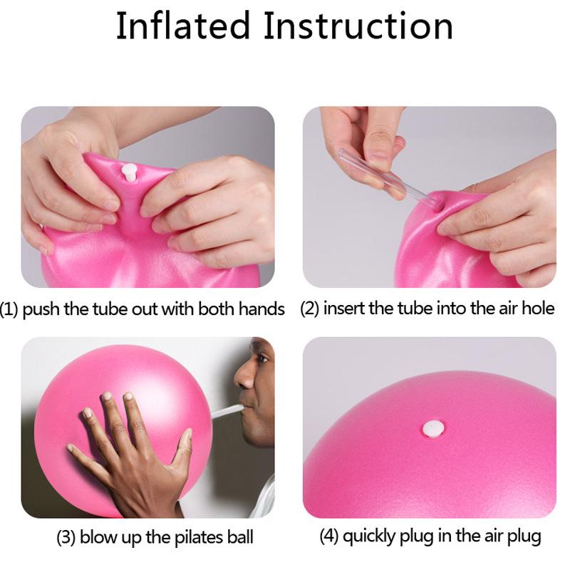 25 см Мяч для пилатеса и йоги из пшеничной соломы - Баланс и фитнес для детей и беременных женщин