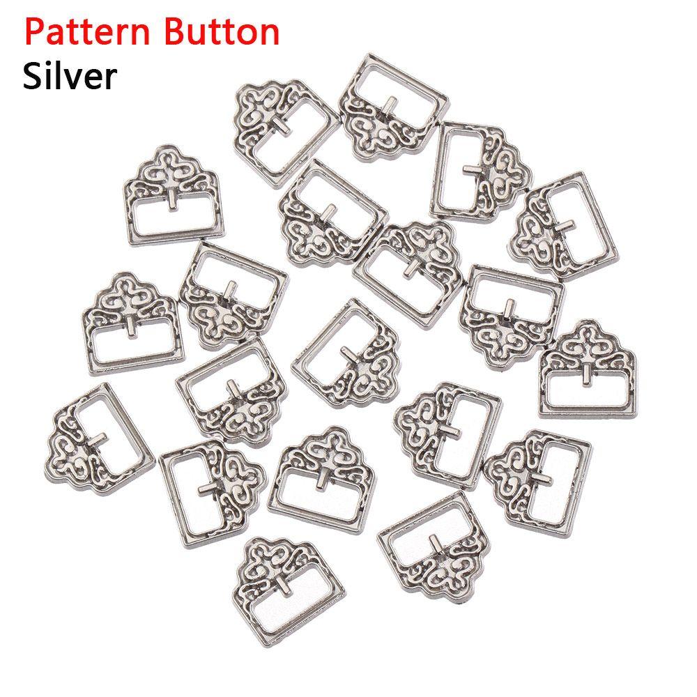 Mini Ultra-small Tri-glide Buckle Pattern Belt Buttons Doll Bags Accessories Diy Dolls Buckles