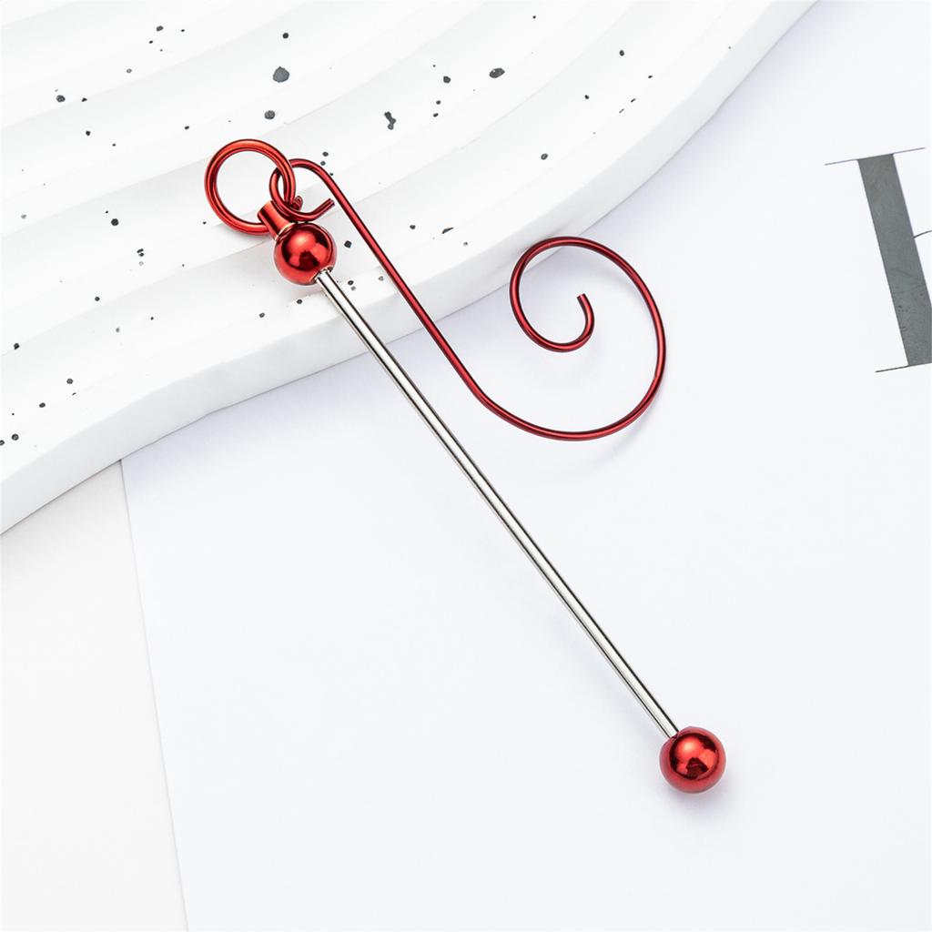 5 штук Разноцветные металлические подвесные крючки для рождественских украшений и проектов рукоделия, крючки для бисера, ювелирная фурнитура