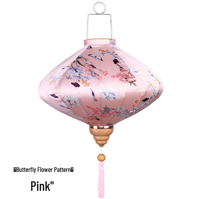 Антикварный узор Водонепроницаемый китайский фонарик для украшения открытого балкона