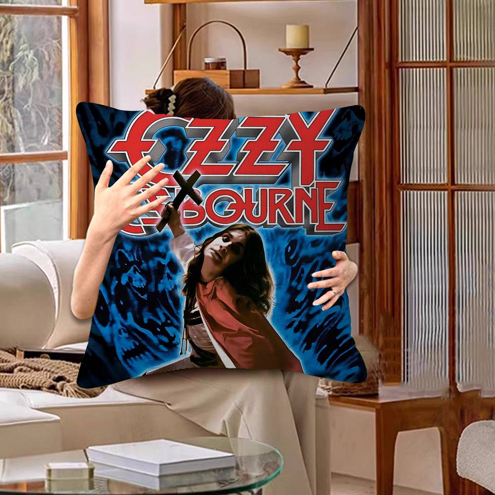 Heavy Metal Band Rock Ozzy Osbourne Band Pillow Gift Home Office Decoration Pillow Bedroom Sofa Car Cushion Coverpillow Case
