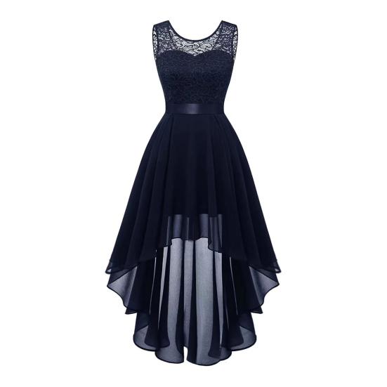 Formal Dress Lace Swallowtail Summer Crochet Large Hem Maxi Dress for Wedding