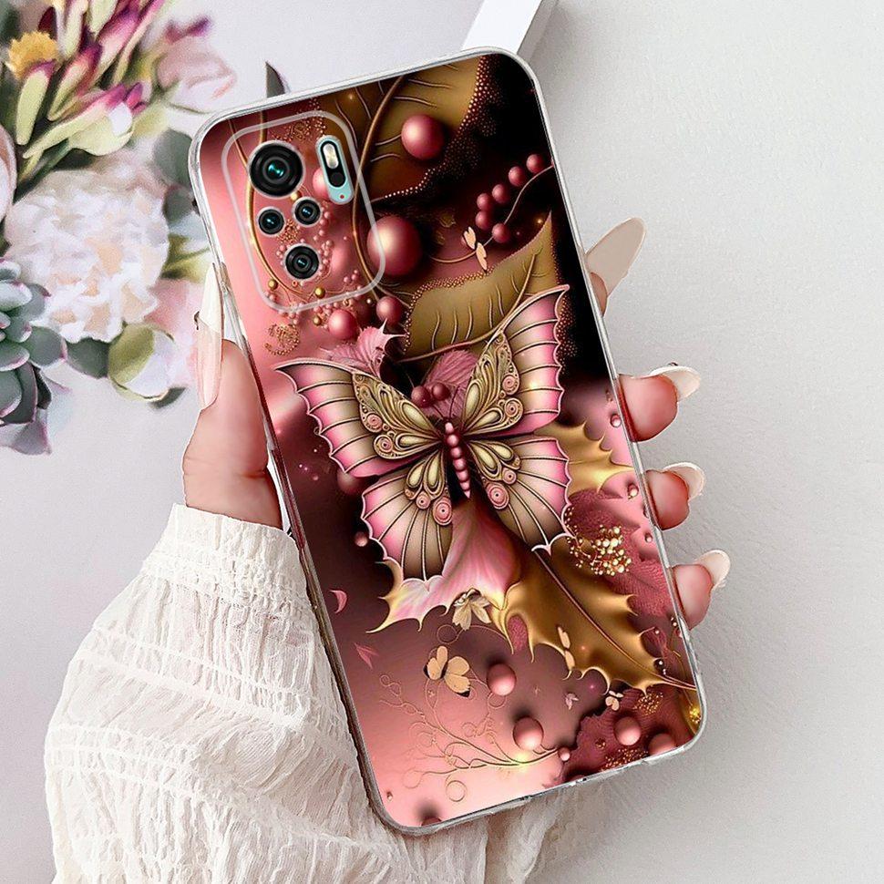 Nice Patterned Case for Xiaomi Redmi Note 10S Cover Silicone Soft TPU Protector Shell for Redmi Note 10 10S Cases Fundas Coque