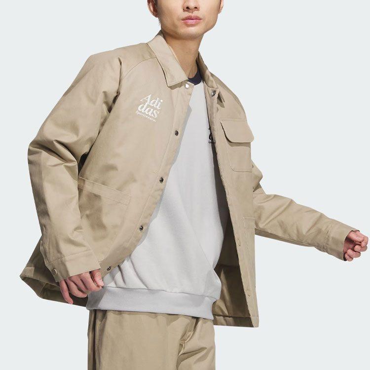 adidas Стеганая куртка с маленьким логотипом Куртки и пальто Мужские Umber JE6104