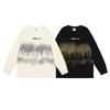 Oversized Streetwear Graphic Print Crewneck Sweatshirt Unisex Loose Fit Long Sleeve Hoodie-Free Pullover Fall