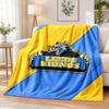 Фланелевое одеяло с принтом Leeds Rhinos, теплое и уютное, плед для кровати, для домашнего декора