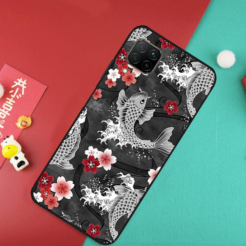Чехол Ying Yang Koi Fish для Huawei Nova Y73 Y70 Y72 Y60 Y90 Y61 Y91 8i 7i 11i 12i 12s 9 10 SE P20 P30 P40 Lite