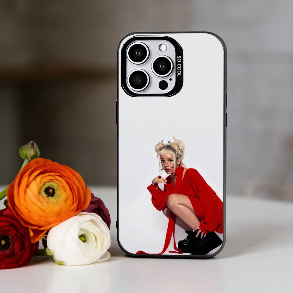 D-DOJA Чехол для телефона с кошкой для iPhone 17, 16, 15, 14, 13, 12, 11 Plus, Pro Max, XS, Цветной серебряный чехол для телефона Funda Cover