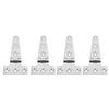 4pcs Heavy Duty Marine Grade T Hinge 316 Stainless Steel Universal Fit Boat Door Hatch T Hinge for Yachts