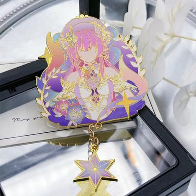 Хонкай: Значки Аниме Honkai Star Rail Cyrene Phainon Эмалевая Брошь Металлический Значок Genshin Impact Flins Columbina Значки Косплей Аксессуары