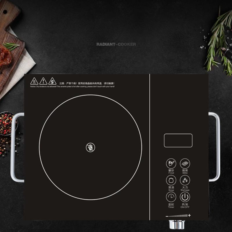 Многофункциональная бытовая электрическая керамическая плита Высокомощная настольная индукционная плита Кухонная кулинария Керамическая посуда