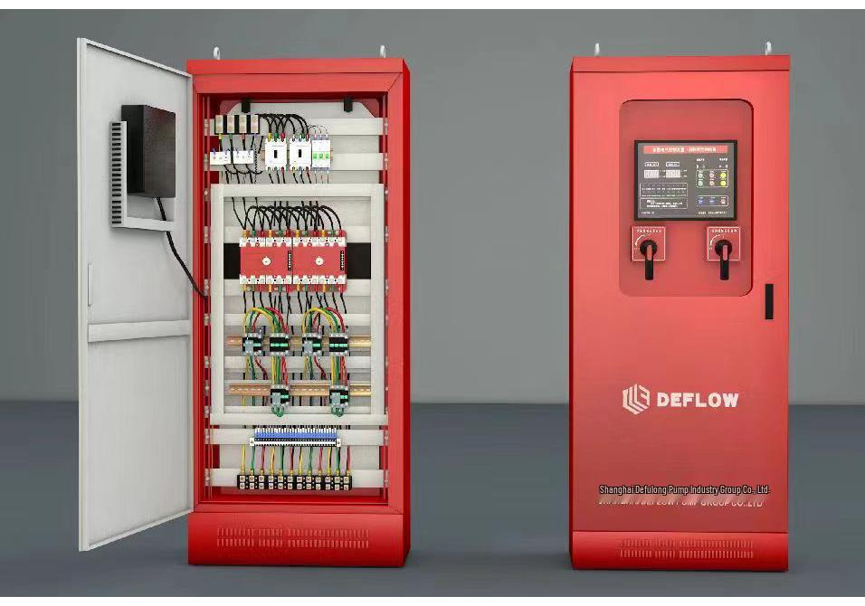 IP55 Smart Fire Pump Control Cabinet with Dual Power & Variable Frequency